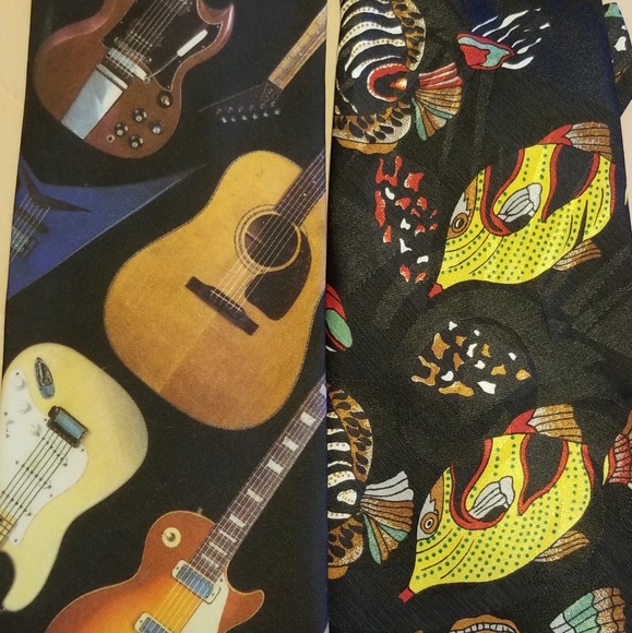 Vintage 2 Tie Lot, fun designs - Picture 5 of 7